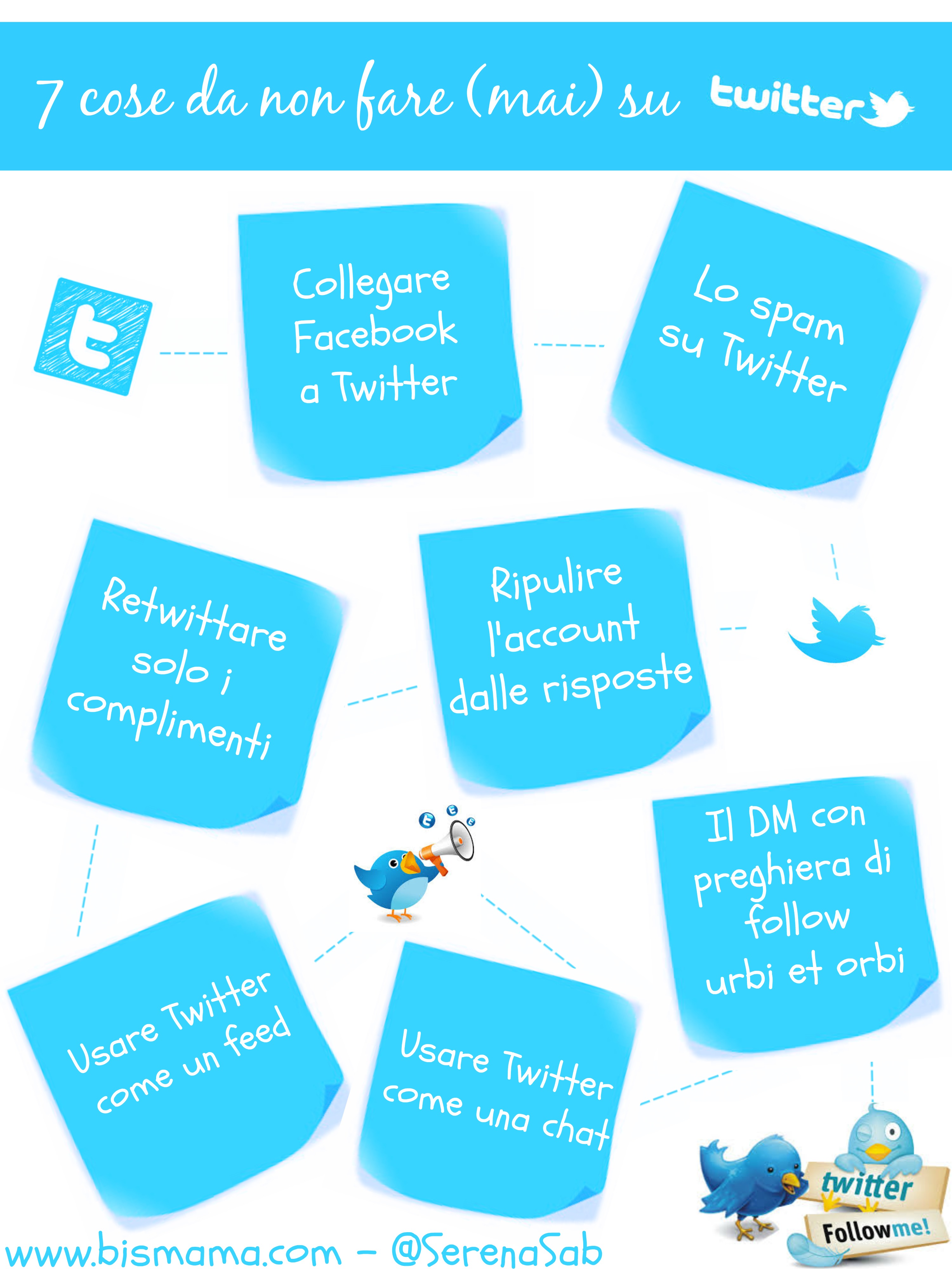 personal-branding-Twitter infografica le 7 cose da non fare