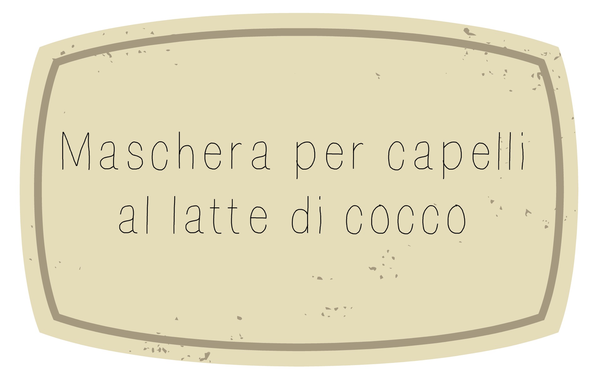 Maschera per capelli da glicerina e olio di mandorla